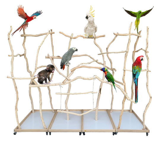 Mega Parrot Stands (3 x 8 Ft Base 6 x 8 Ft Tall)